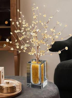 轻奢高档招财发财树摆件家居饰品客厅酒柜电视柜装饰品办公室桌面