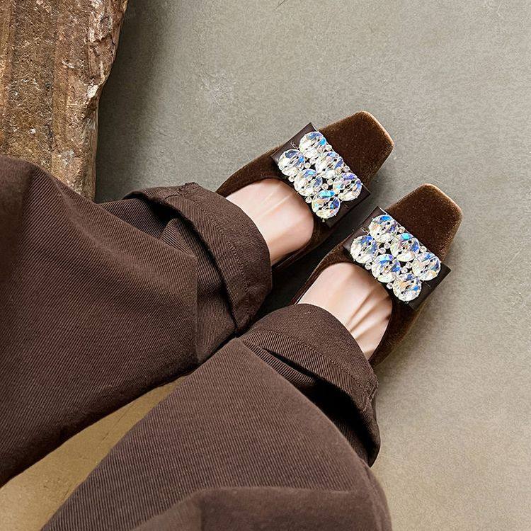 法式优雅水钻银色新娘鞋通勤小跟高跟鞋名媛气质方头猫跟单鞋女春,淘宝优惠券,粉丝福利购,淘宝优惠卷