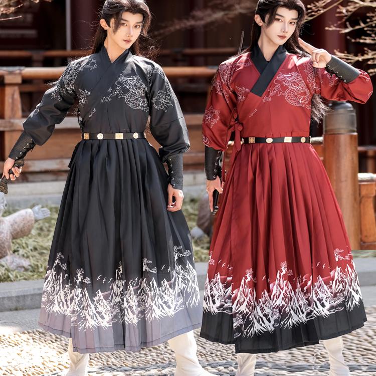 新款原创【龙吟】飞鱼服男女同款帅气飒汉服 - 图3