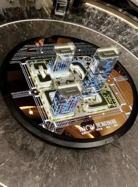 房地产售楼处建筑沙盘模型 写字楼展厅沙盘模型制作