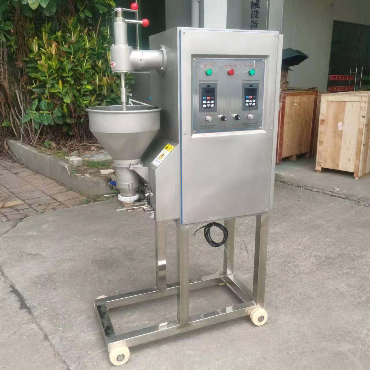 鱼丸子全套加工机器现货包馅肉丸子机不锈钢包心肉丸机,淘宝优惠券,粉丝福利购,淘宝优惠卷