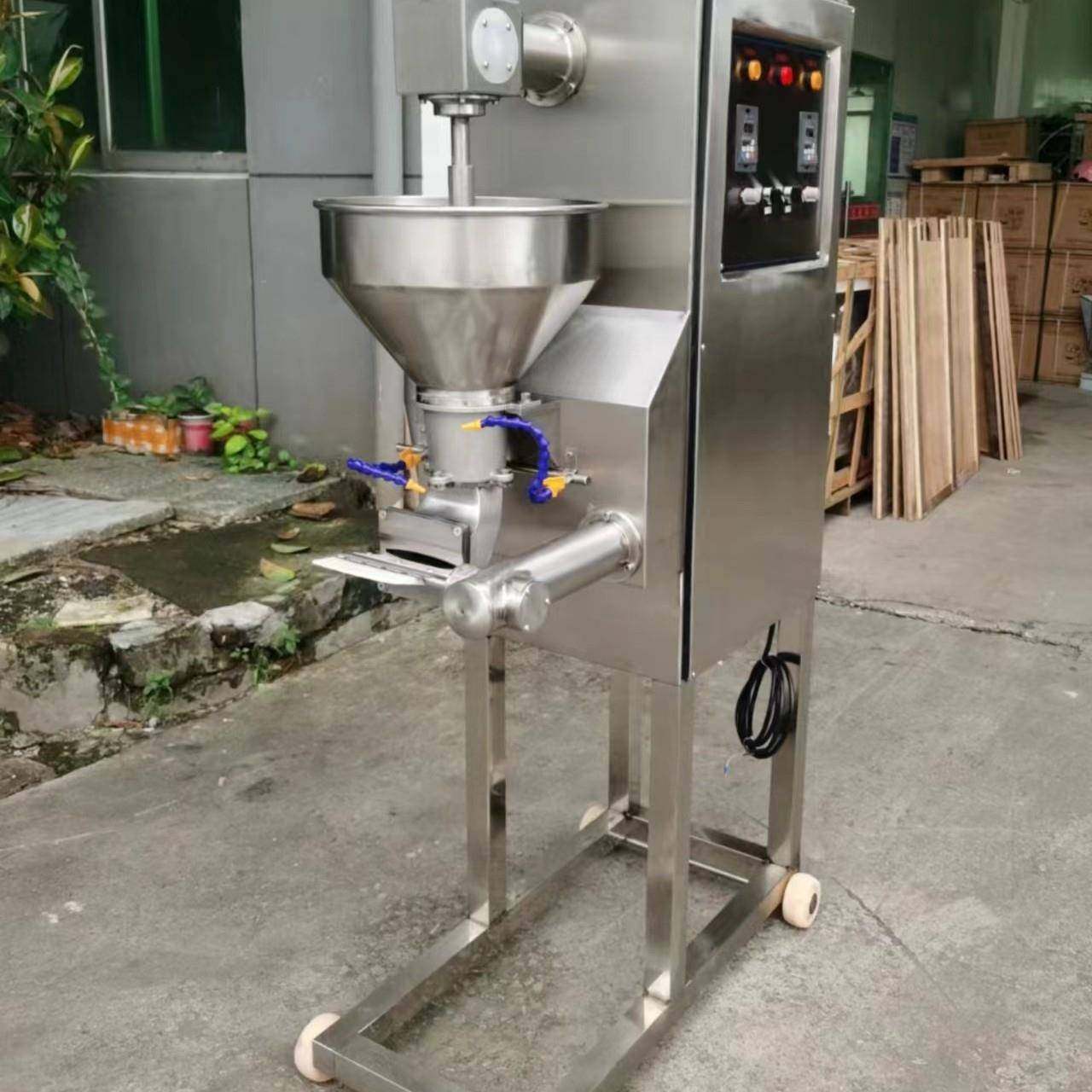 鱼丸子全套加工机器现货包馅肉丸子机不锈钢包心肉丸机,淘宝优惠券,粉丝福利购,淘宝优惠卷