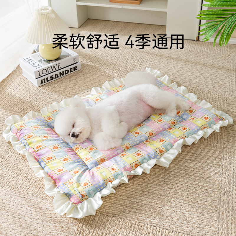 狗垫子四季通用宠物猫垫子睡觉用狗狗H睡垫狗窝猫窝垫子猫笼平台 - 图0
