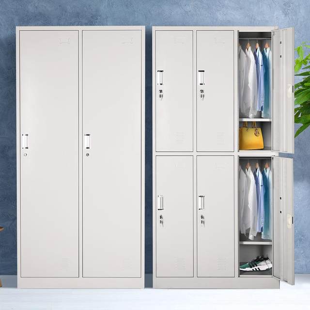 Steel leather cabinet changing ZD-056 room cabinet staff four door lock work clothes six door storage storage cabinet disassembly and assemble