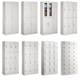 Steel leather cabinet changing ZD-056 room cabinet staff four door lock work clothes six door storage storage cabinet disassembly and assemble