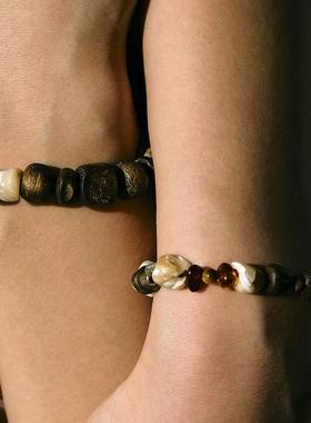 子休沉香莺歌绿奇手串女款礼物