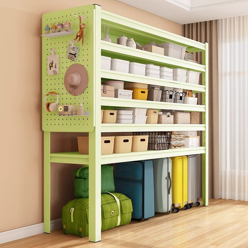 置物架货架多层落地家用书架收纳架阳台杂物整理展示架可加洞洞板,淘宝优惠券,粉丝福利购,淘宝优惠卷