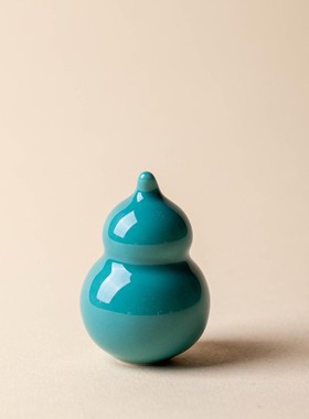 集第七电彩小葫芦桌面JD-2025-迷你新中式陶瓷小摆新款创件意礼物