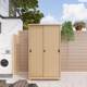 Outdoor balcony storage cabinet waterproof sun protection outdoor iron cabinet household large capacity debris storage cabinet