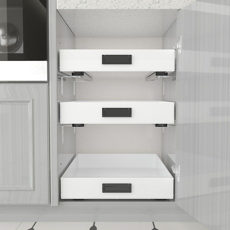 环保厨房超深柜i改造抽屉托盘衣柜橱柜子带轨道分层收纳盒全PP材,淘宝优惠券,粉丝福利购,淘宝优惠卷