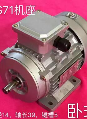 直销上海瑞顺三异步电动机YS7114/250W380V1400转铜线铝壳