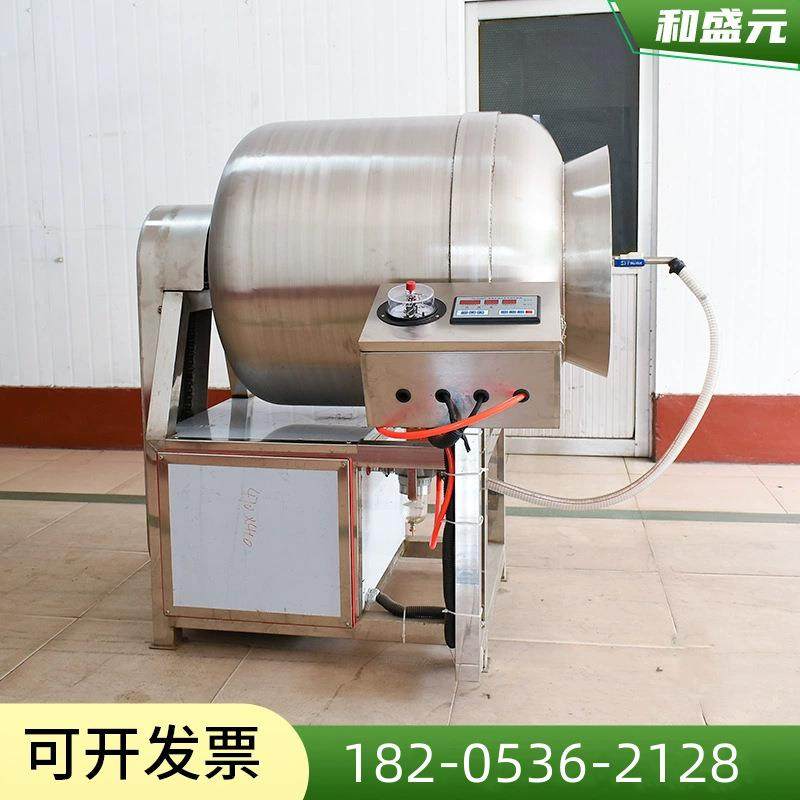 肉品入味滚揉机鸡柳腌制嫩化肉串滚揉拌料变频真空食品级商用高效 - 图0