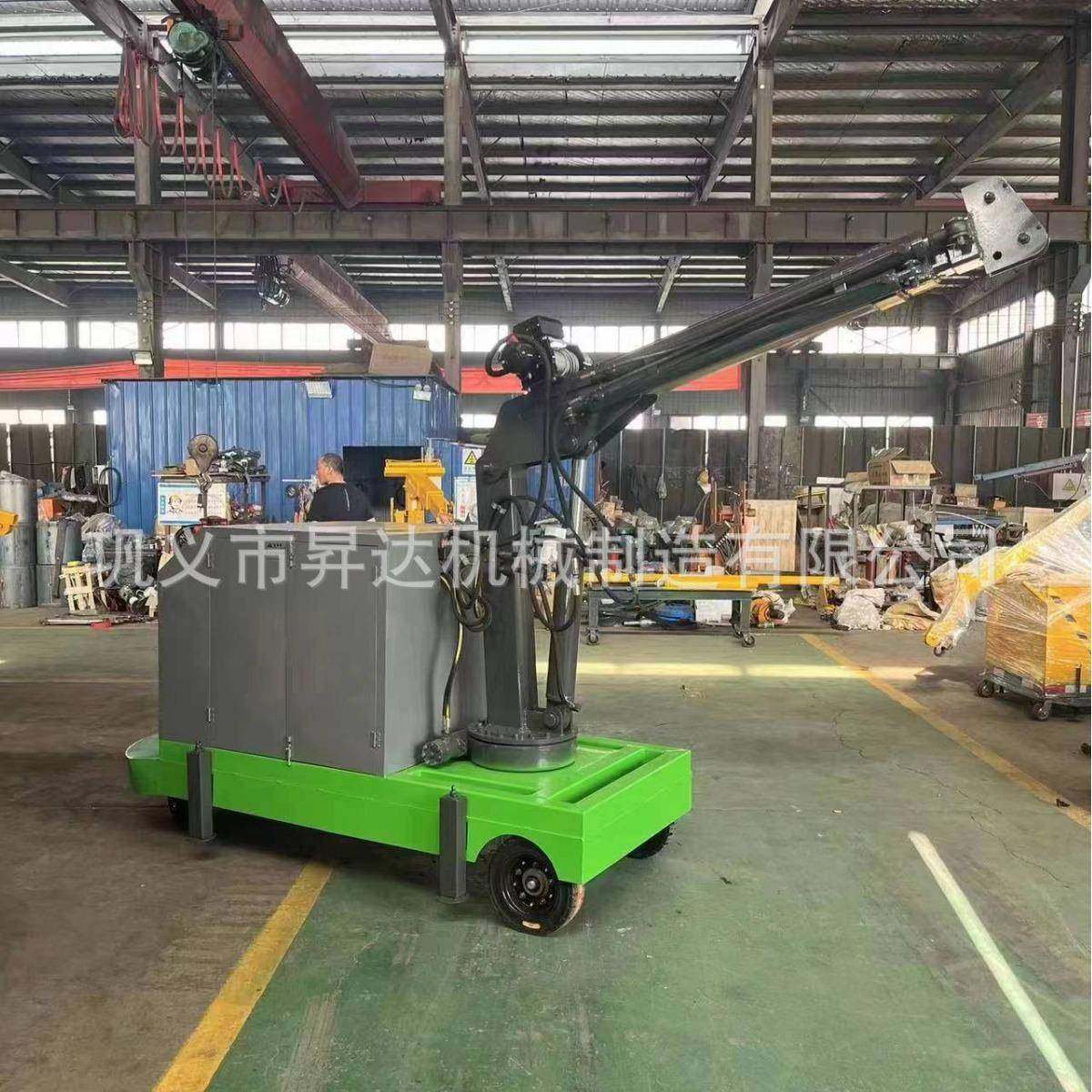 全电动液压式小吊车充电式移动小吊机60度旋转单臂重型起重机 - 图1