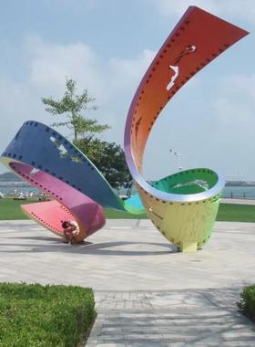户外景区公园 商场广场中心大型摆件 不锈钢景观雕塑制作厂家