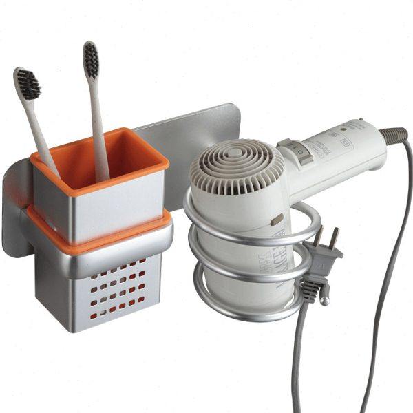 太空铝吹风机架 浴室风筒架免打孔 多功能收纳置物架 厂家直供,淘宝优惠券,粉丝福利购,淘宝优惠卷