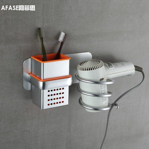 太空铝吹风机架 浴室风筒架免打孔 多功能收纳置物架 厂家直供,淘宝优惠券,粉丝福利购,淘宝优惠卷