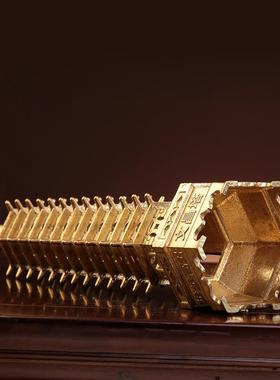 全铜文昌塔摆件7层9层十三层铜塔13层塔办公装饰工艺品金属塔摆设