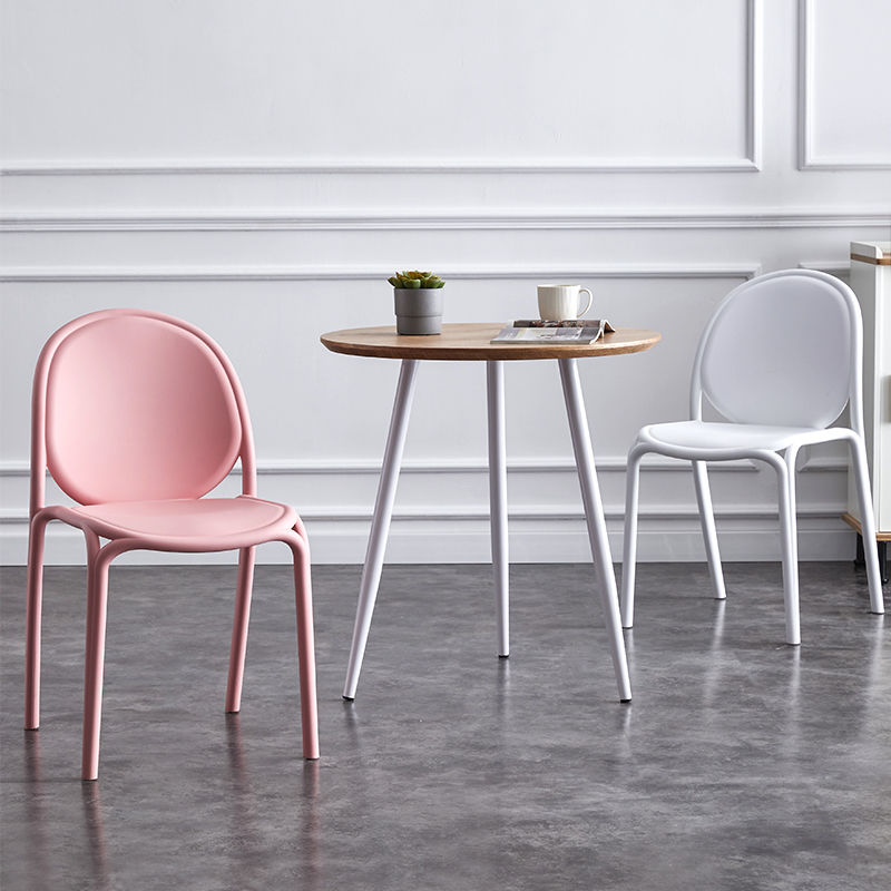 伊姆斯休闲圆桌简约接待洽谈桌椅组合奶茶店小方桌子长方形会客桌 - 图0