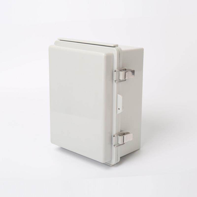 塑料防水盒金属搭扣箱170*220*110 铰链加扣防水盒 带不锈钢扣防,淘宝优惠券,粉丝福利购,淘宝优惠卷