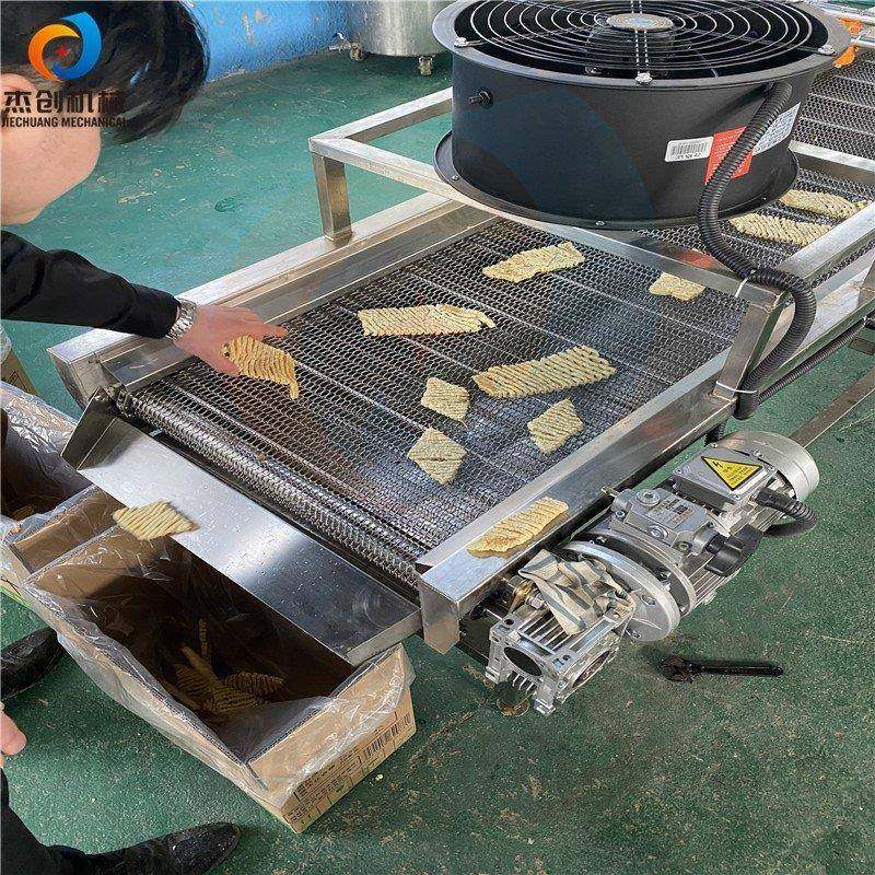 全自动豆花干油炸机器 不锈钢板带防变形油炸机 豆腐串油炸生产线,淘宝优惠券,粉丝福利购,淘宝优惠卷