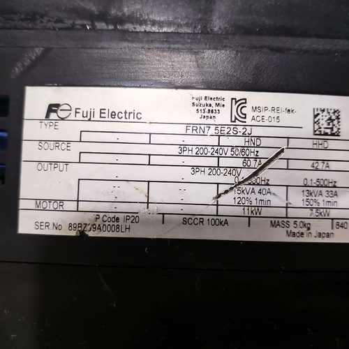 【星慕电子】富士E2S变频器，FRN7.5E2S-2J - 图0