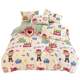 All cotton 100 pure cotton bed four-piece set children's bedding dormitory quilt cover bed single person three-piece set bed cover 4