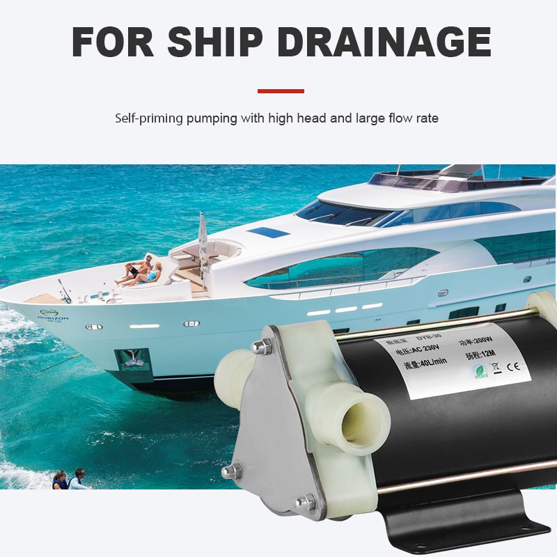 舱底泵12v24v220v高扬程大流量船用自吸抽水泵DC/AC BILGE PUMP - 图1