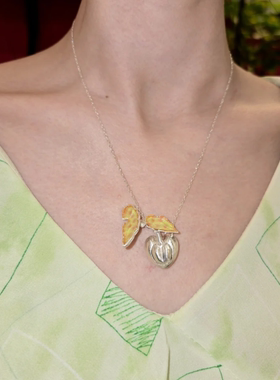 原创设计项链新国风复古纯银中式