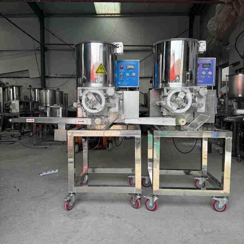 新款气动刮丝装置虾圈成型设备全自动鸡肉洋葱圈成型机有现机,淘宝优惠券,粉丝福利购,淘宝优惠卷