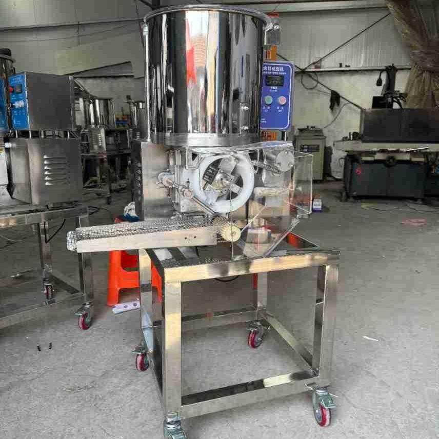 新款气动刮丝装置虾圈成型设备全自动鸡肉洋葱圈成型机有现机,淘宝优惠券,粉丝福利购,淘宝优惠卷