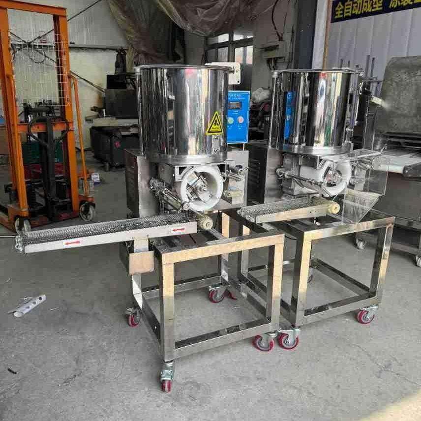 新款气动刮丝装置虾圈成型设备全自动鸡肉洋葱圈成型机有现机,淘宝优惠券,粉丝福利购,淘宝优惠卷