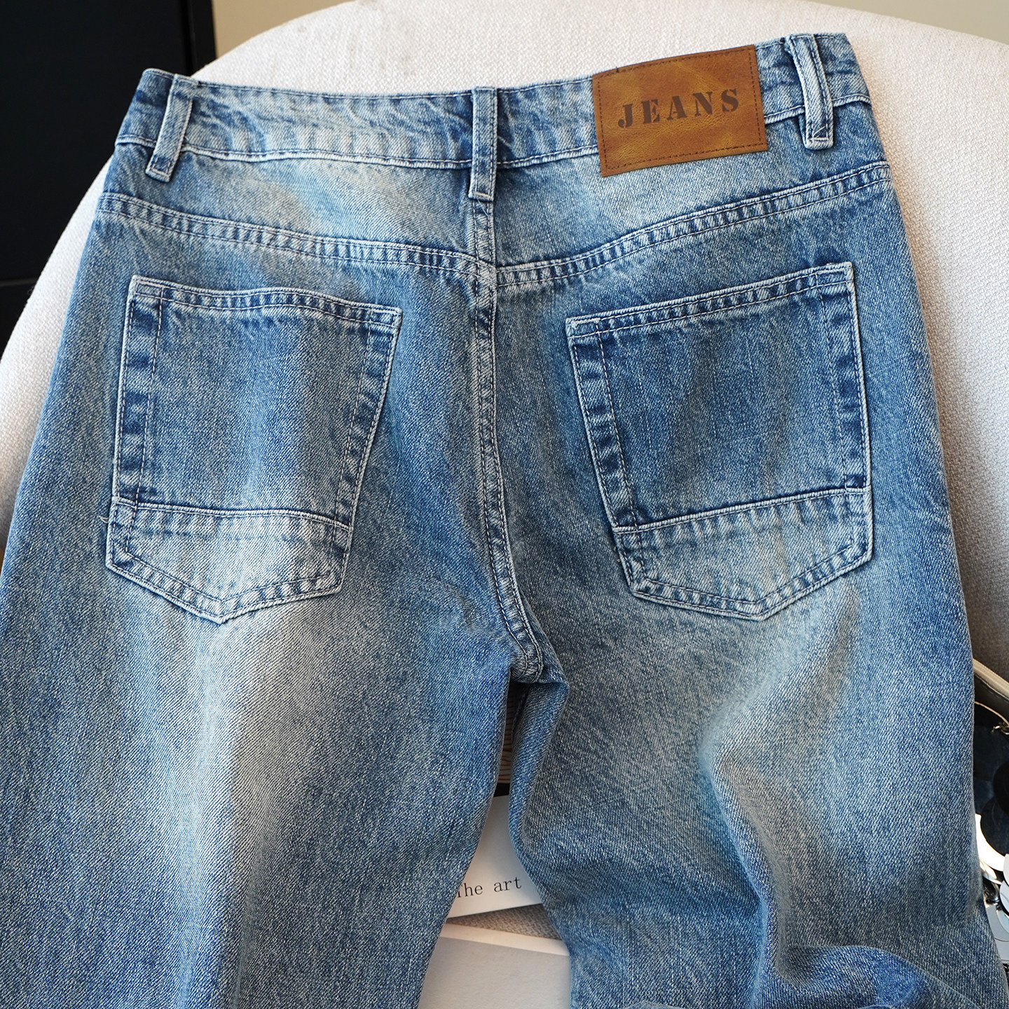 复古低腰喇叭牛仔裤水洗做旧弹力休闲裤女宽松显瘦百搭微喇长裤子,淘宝优惠券,粉丝福利购,淘宝优惠卷