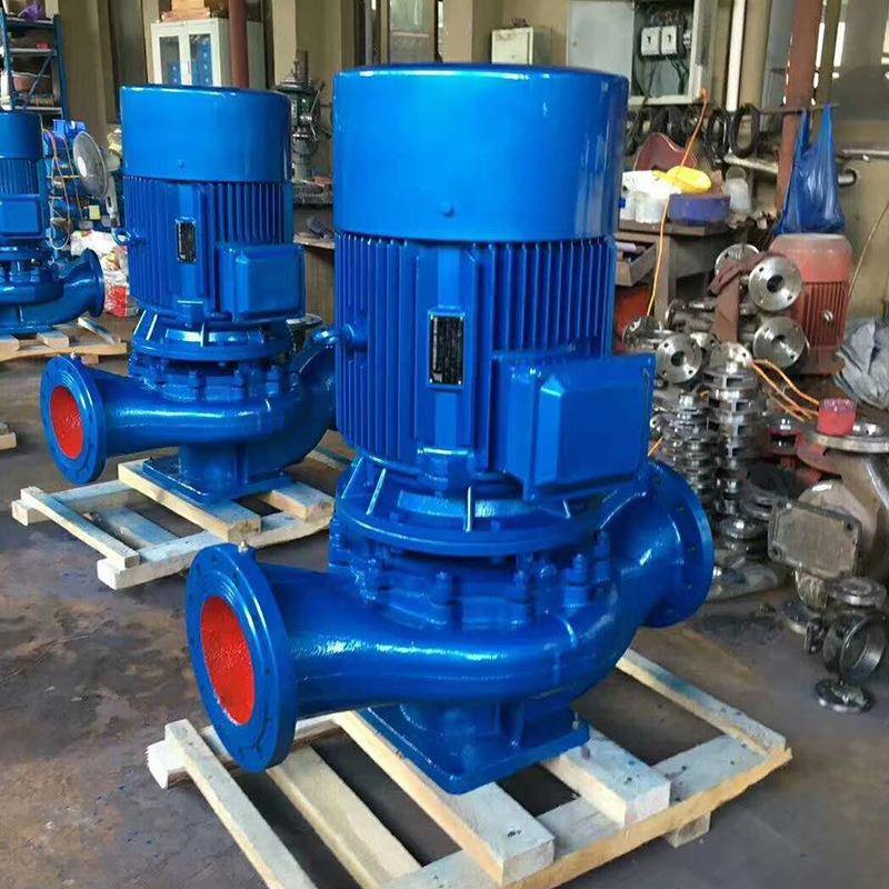 ISG立式管道泵防爆铸铁清水管道泵IRG高温冷热水循环增压泵 - 图1