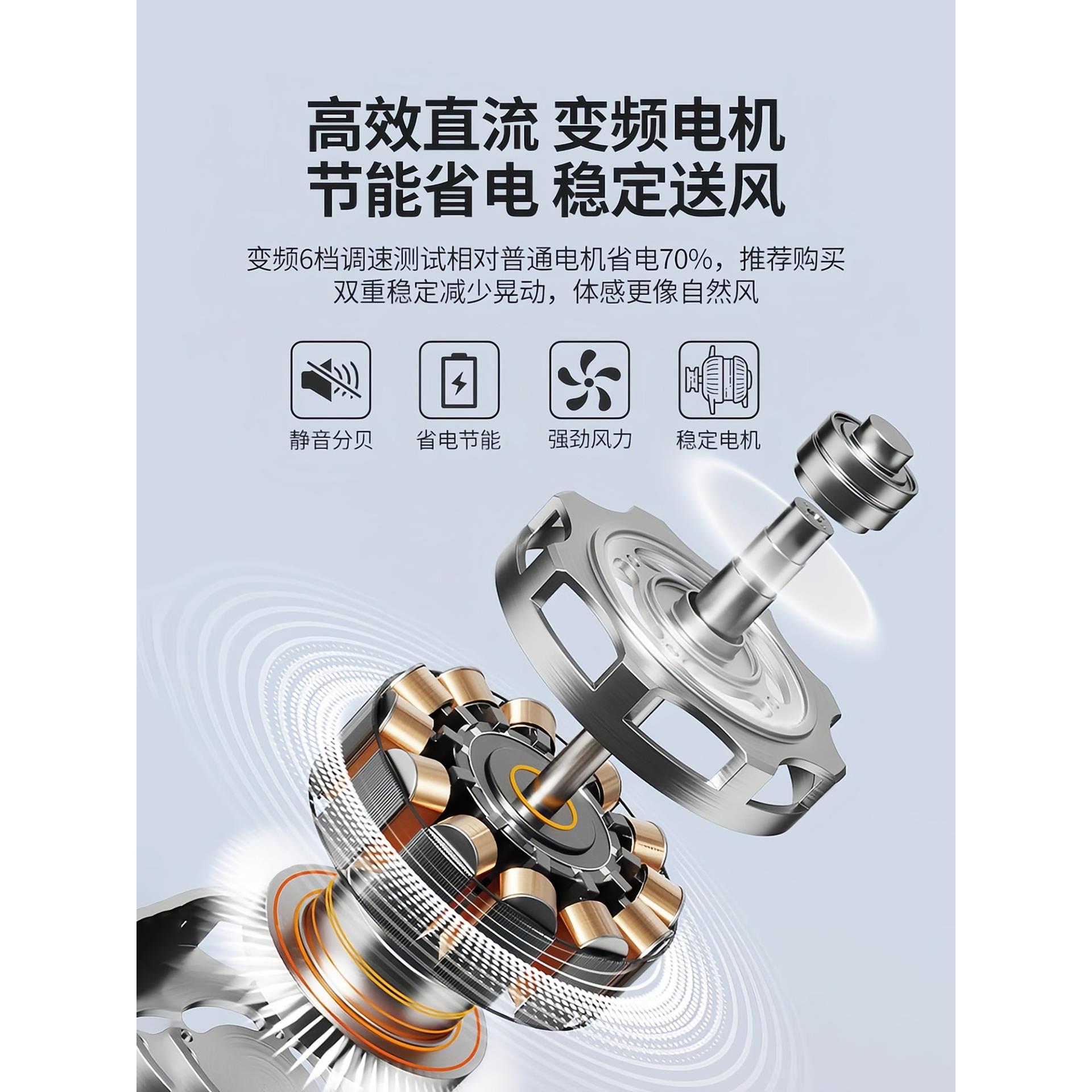 隐形风扇灯2025年新款一体吊扇吸顶卧室客厅餐厅吊灯中山灯具696K - 图2