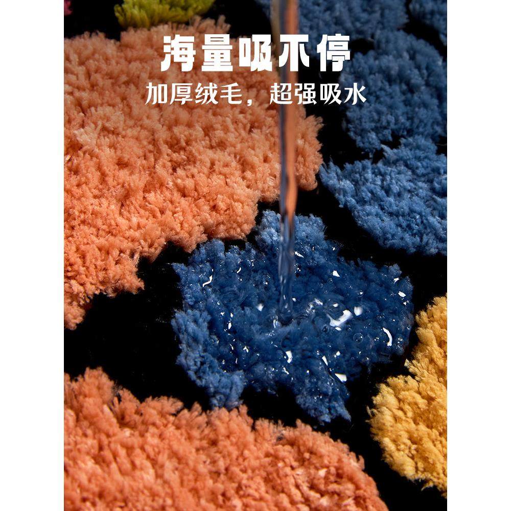 多巴胺花卧室床边毛毯儿童和女孩房间长毛绒地毯不对称凸窗垫特殊,淘宝优惠券,粉丝福利购,淘宝优惠卷