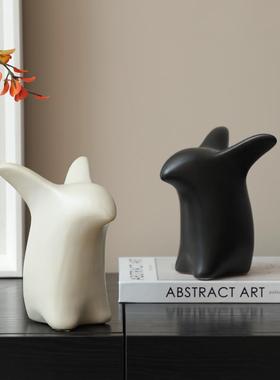 现代简约可爱风波点南瓜摆件树脂客厅儿童房卡通家居动物趣味饰品