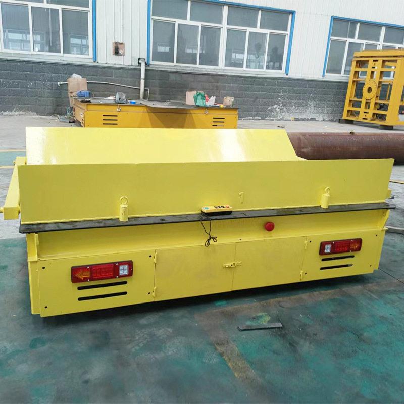 Zhuida Machinery supplies V-groove electric flatbed trucks, curved tabletop track trucks, low-voltage power supply flatbed trucks.