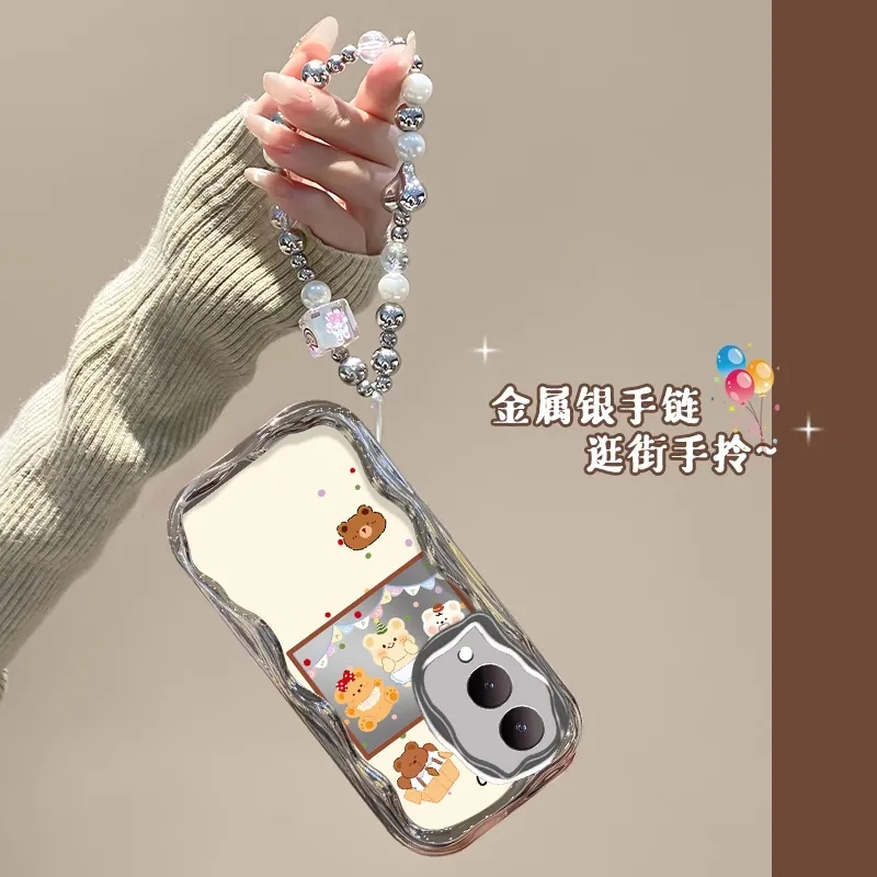 适用vivoY33t手机壳V2317A新款vivoy36软硅胶V2318A保护套Y33T全包防摔365G潮女卡通丫viv0可爱小熊viviv36 - 图2