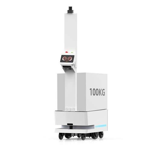长颈鹿工厂搬运机器人激光导航搬运底盘移动机器人AGV底盘 - 图0
