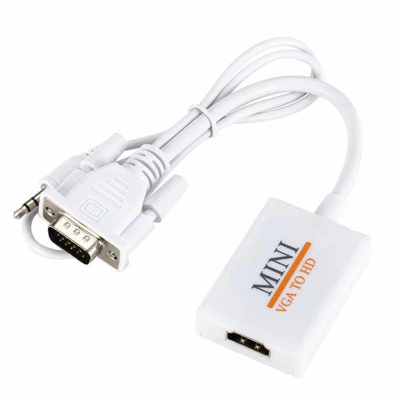 vga转hdmi转换器VGA TO HDMI转接线电脑连接电视显示器高清转接头,淘宝优惠券,粉丝福利购,淘宝优惠卷