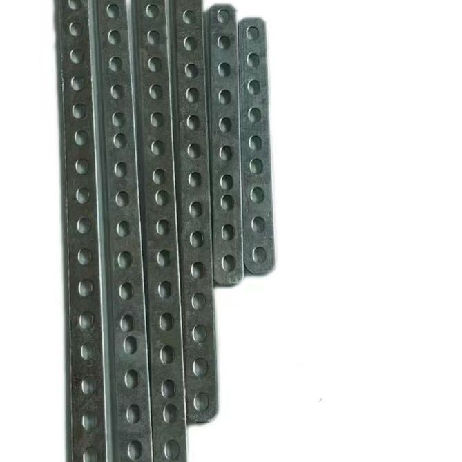 铁片固定片万能镀锌扁铁条带孔调整铁条调整条固定铁条改装铁条 - 图2