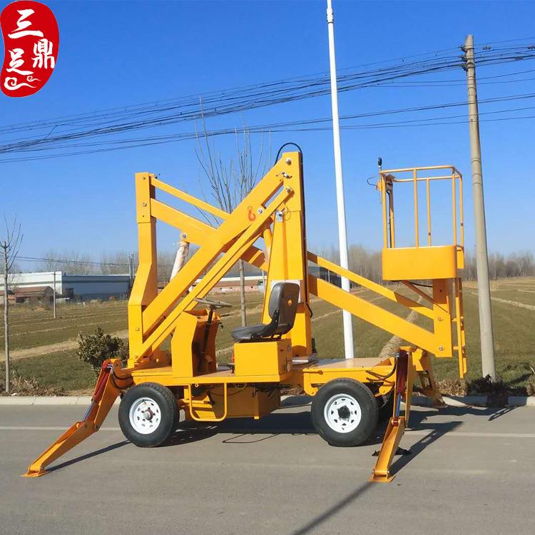 自行式曲臂高空作业平台电动液压升降机登高车移动式曲臂式升降机 - 图0