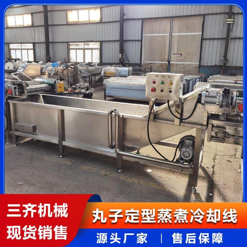 全自动肉丸成型机 全套肉丸子蒸煮生产线 连续式鱼丸加工流水线,淘宝优惠券,粉丝福利购,淘宝优惠卷