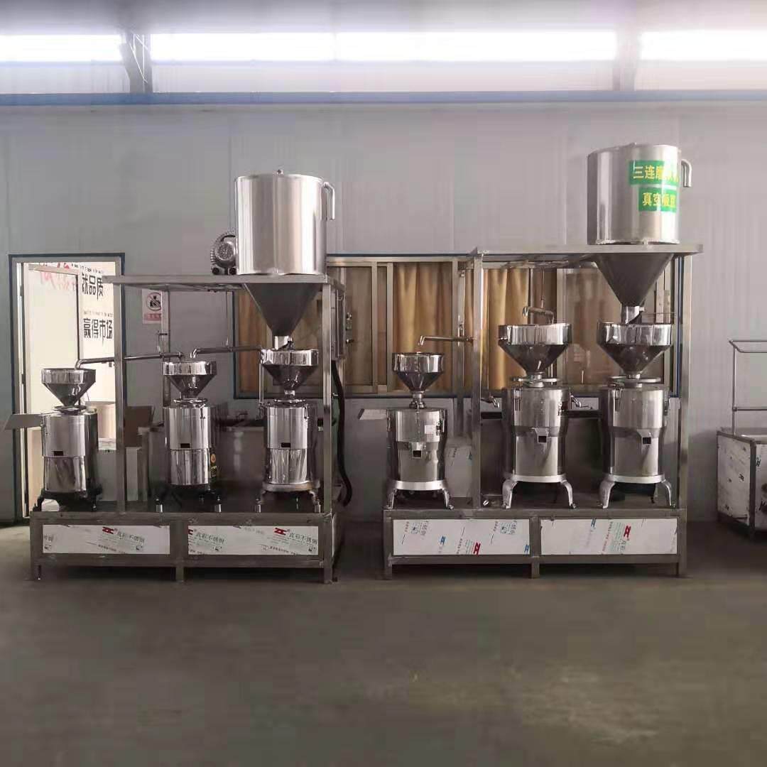 供应商用全自动磨浆机 大型三联磨浆机设备两连磨组合豆制品设备,淘宝优惠券,粉丝福利购,淘宝优惠卷
