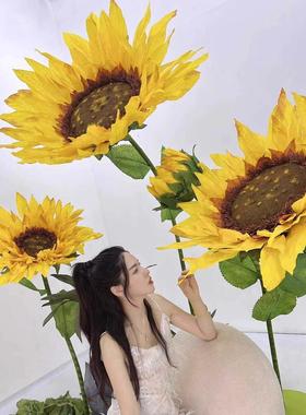 巨型立体向日葵向日葵装饰向日葵彷真花向日葵美陈防水向日葵室外