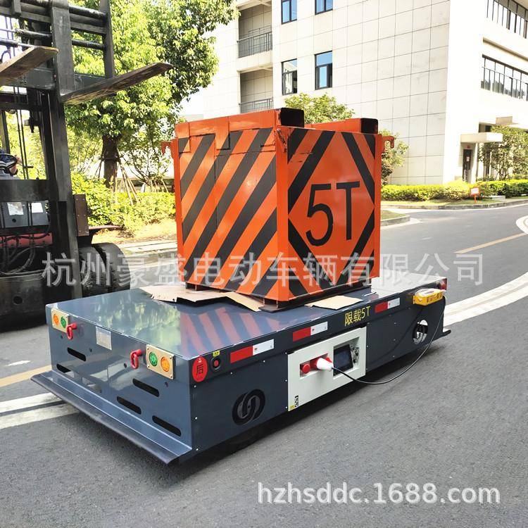 5吨电动无轨平车平板车转运车AGV - 图2