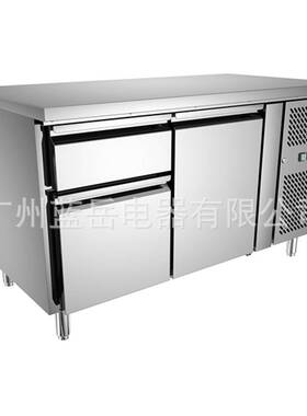 商用不锈钢雪柜冷藏保鲜工作台带抽屉 1.2米/1.5米/1.8m