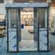 Fully automatic intelligent sliding door and cargo shower room manufacturer direct supply of dust-free workshop cargo passage stainless steel air shower room