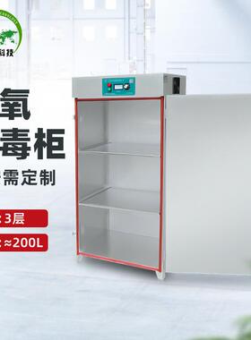定制200L 臭氧消毒柜 紫外线烘干灭菌柜 臭氧常温消毒 臭氧传递窗