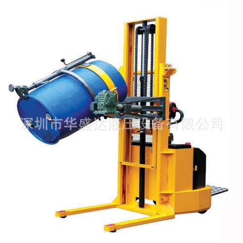 YL650AB电动油桶车全电动油桶夹抱翻转堆高车油桶倒料升高搬运车 - 图1